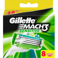 Леза Gillette Mach3 Sensitive 8 шт
