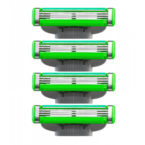 Лезвия Gillette Mach3 Sensitive 4 без упаковки