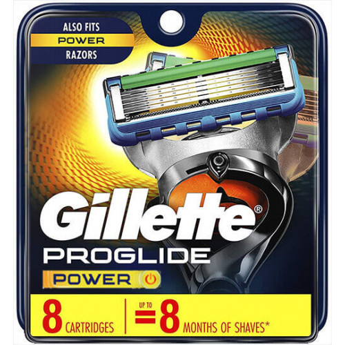 Лезвия Gillette Fusion Proglide Power 8 шт США