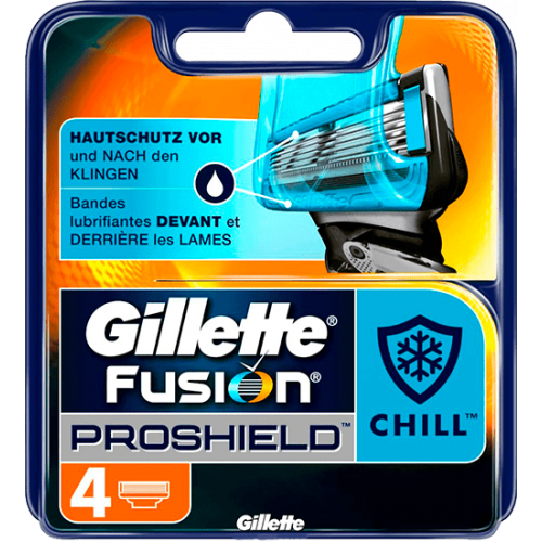 Gillette Fusion Proshield Chill 4 шт 