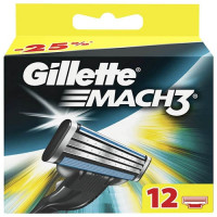 Лезвия Gillette Mach3 12 шт