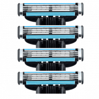 Леза Gillette Mach3 4 без упаковки