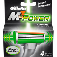 Лезвия Gillette Mach3 Power 4 шт