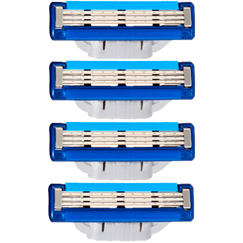 Лезвия Gillette Mach3 Turbo 4 без упаковки