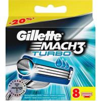 Лезвия Gillette Mach3 Turbo 8 шт